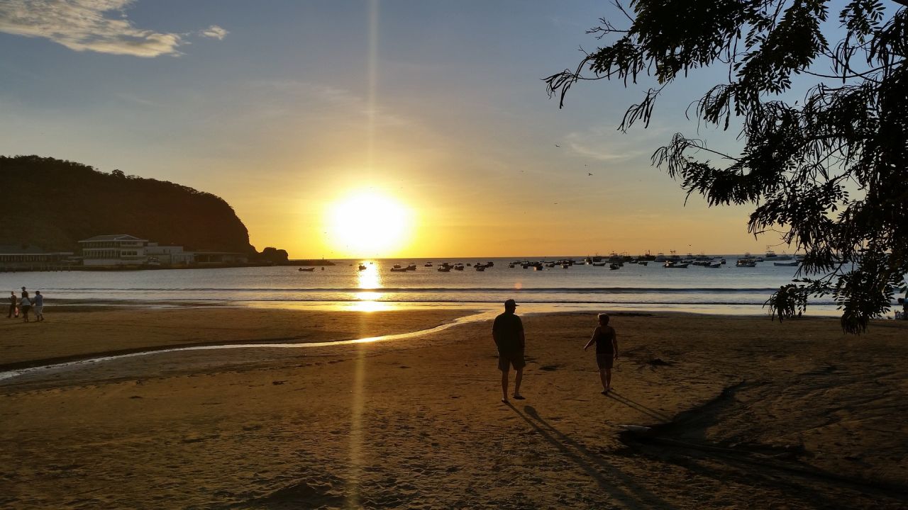 Sonnenuntergang Strand San Juan del Sur