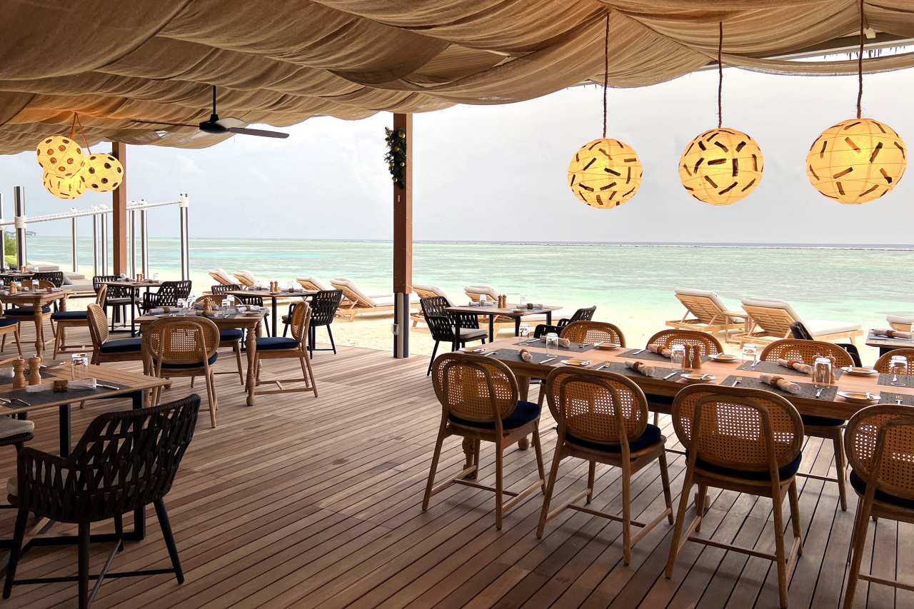 Restaurant Riviera Tapas & Bar im Le Méridien Maldives