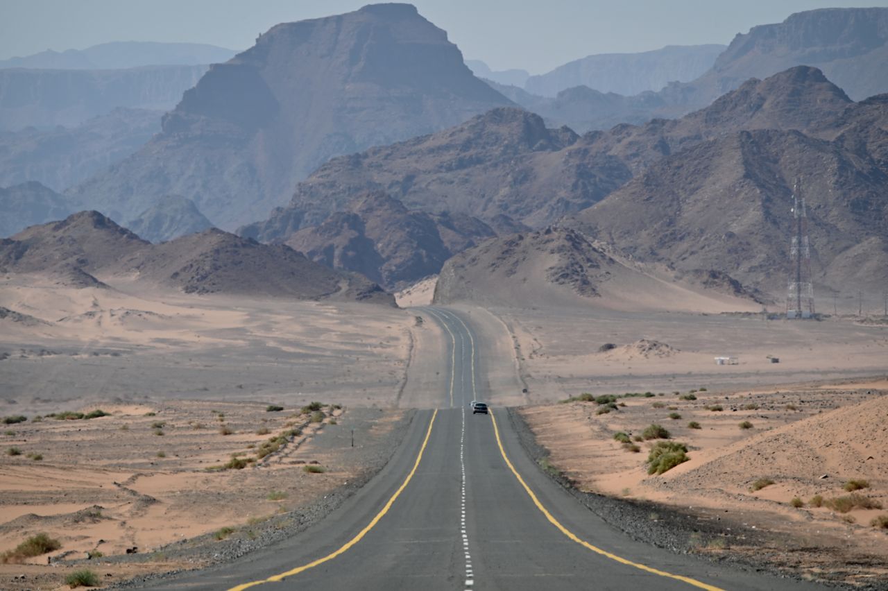 Temposchwellen Straßen Saudi-Arabien