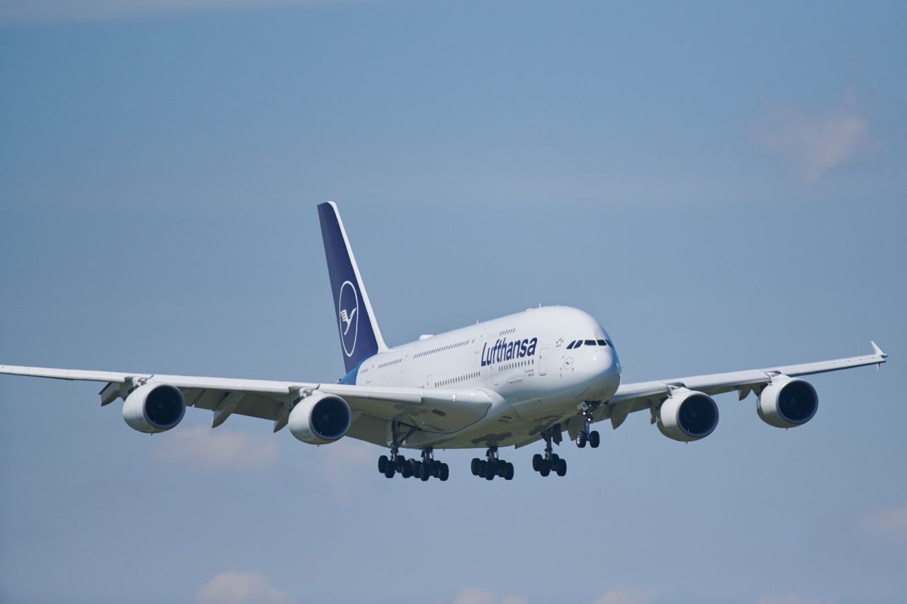 Lufthansa Airbus A380 Boston New York