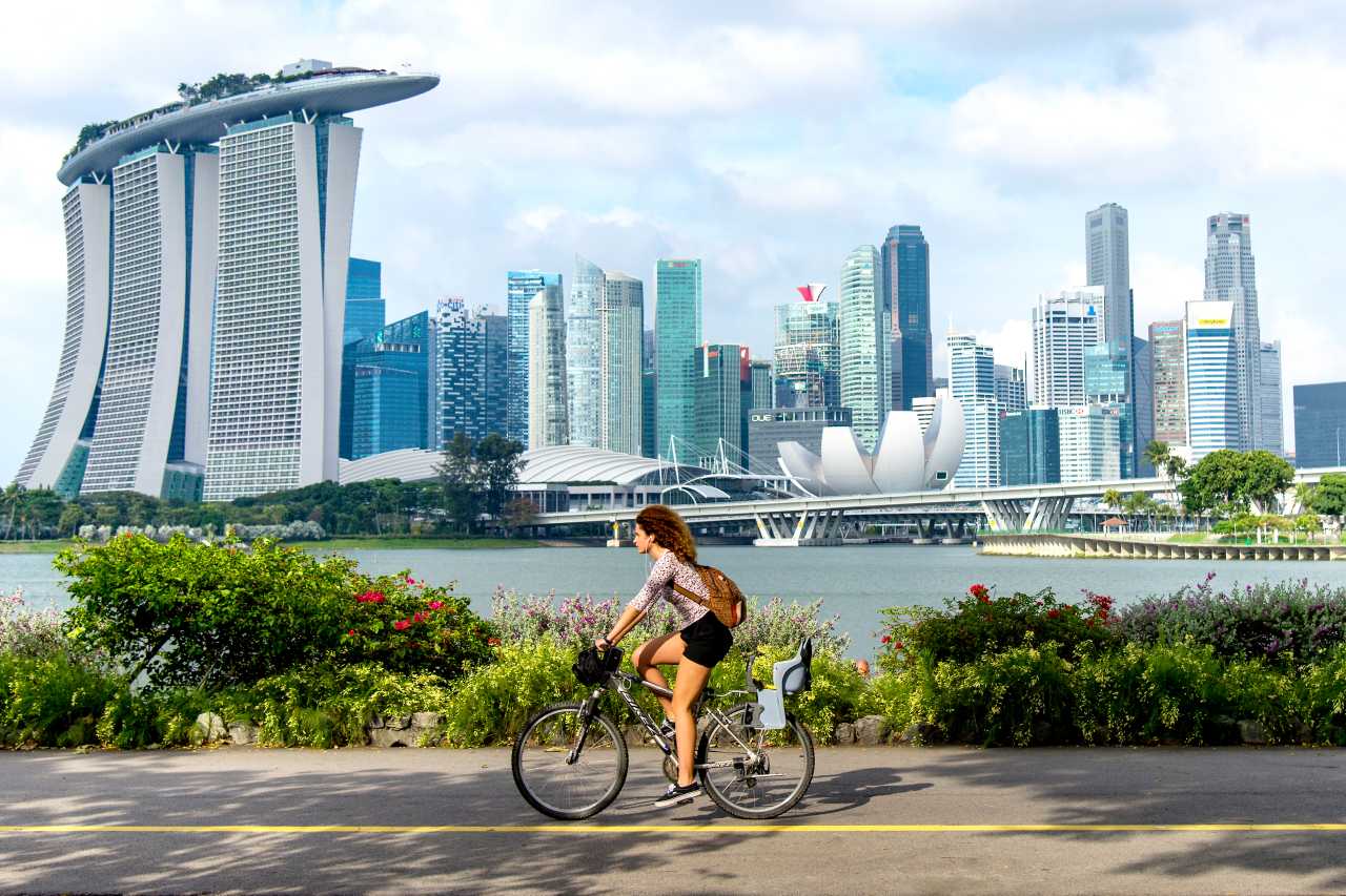 Singapur mit dem Fahrrad entdecken