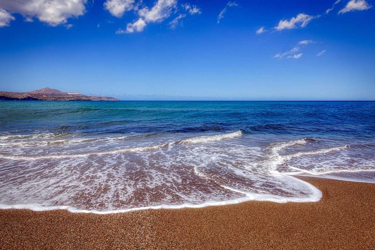 Skaleta Kreta Strand Wellen