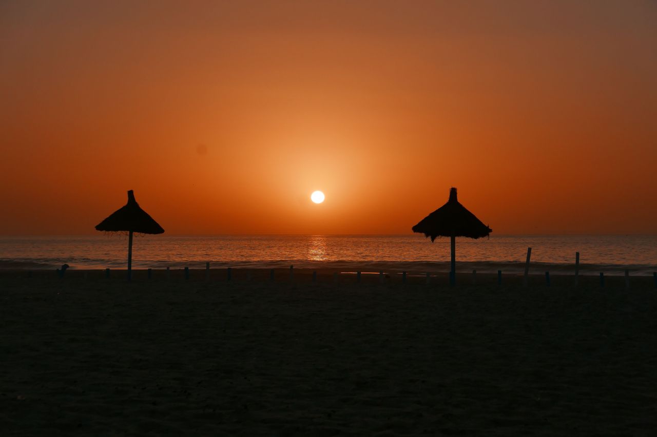 Sonnenuntergang Strand Nouakchott