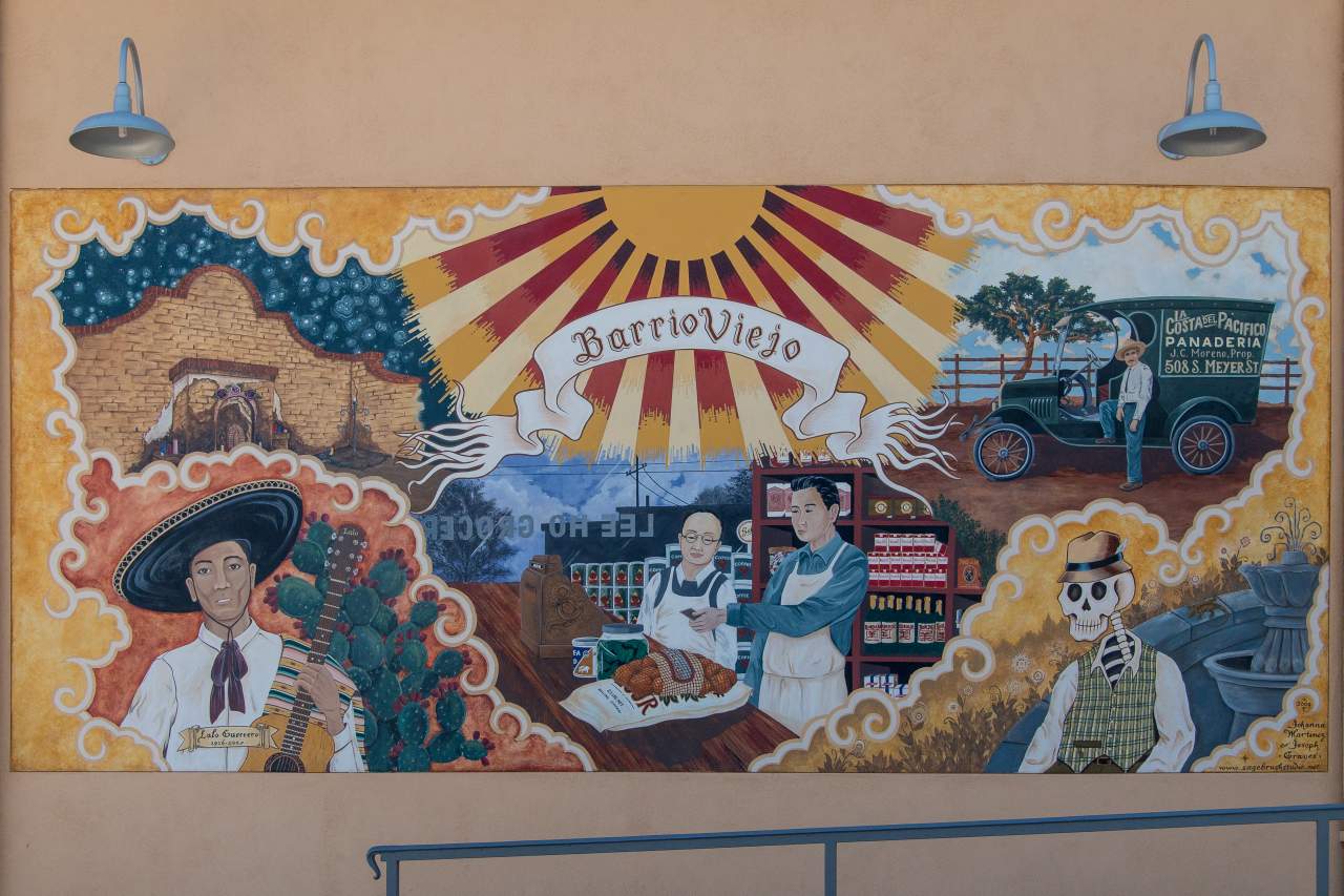 Barrio Viejo Tucson Wandmalerei
