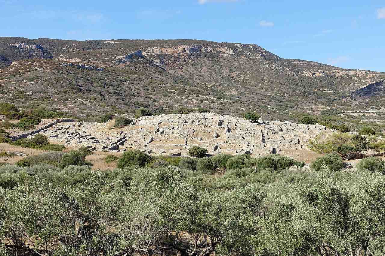 Gournia Kreta Ausgrabungsstätte