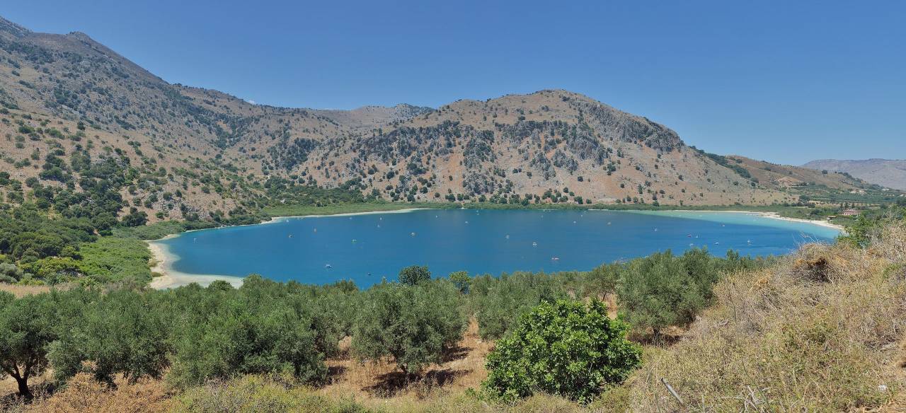 Kournas See auf Kreta