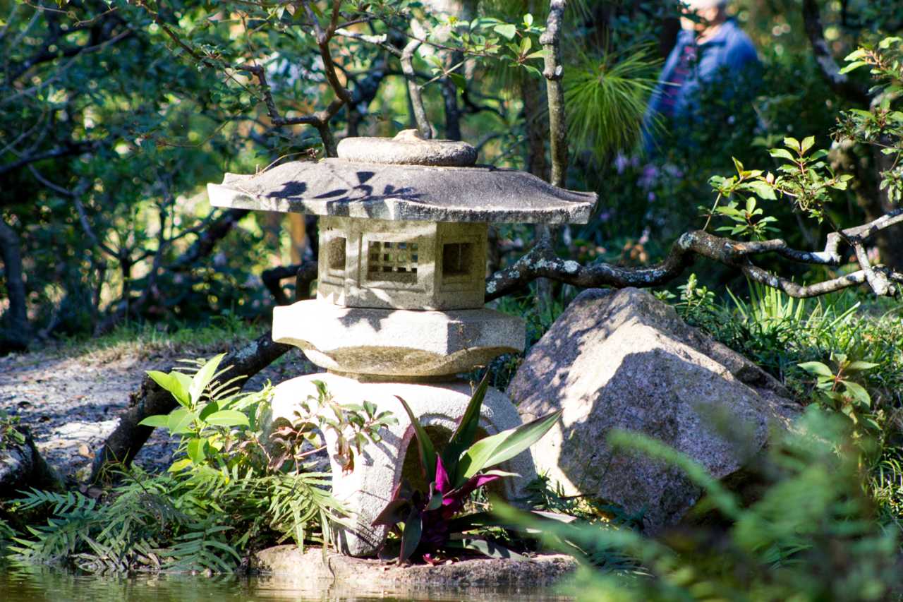 Japanische Kunst im Morikami Museum and Japanese Gardens