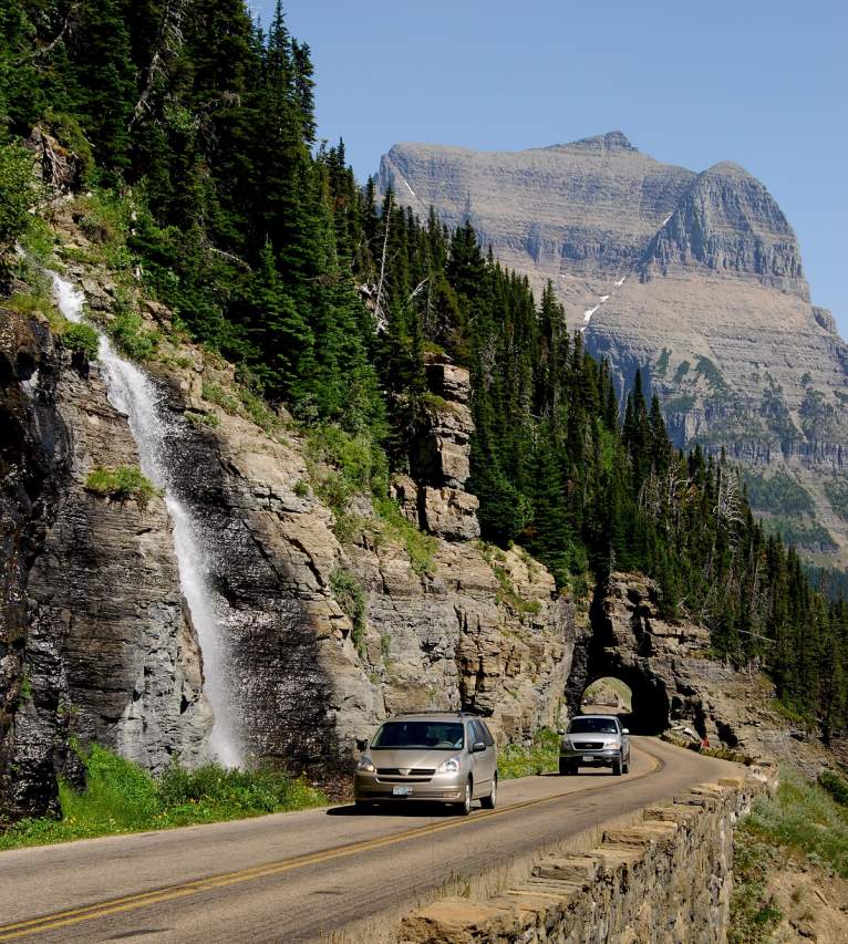 Going to the Sun Road in Montana
