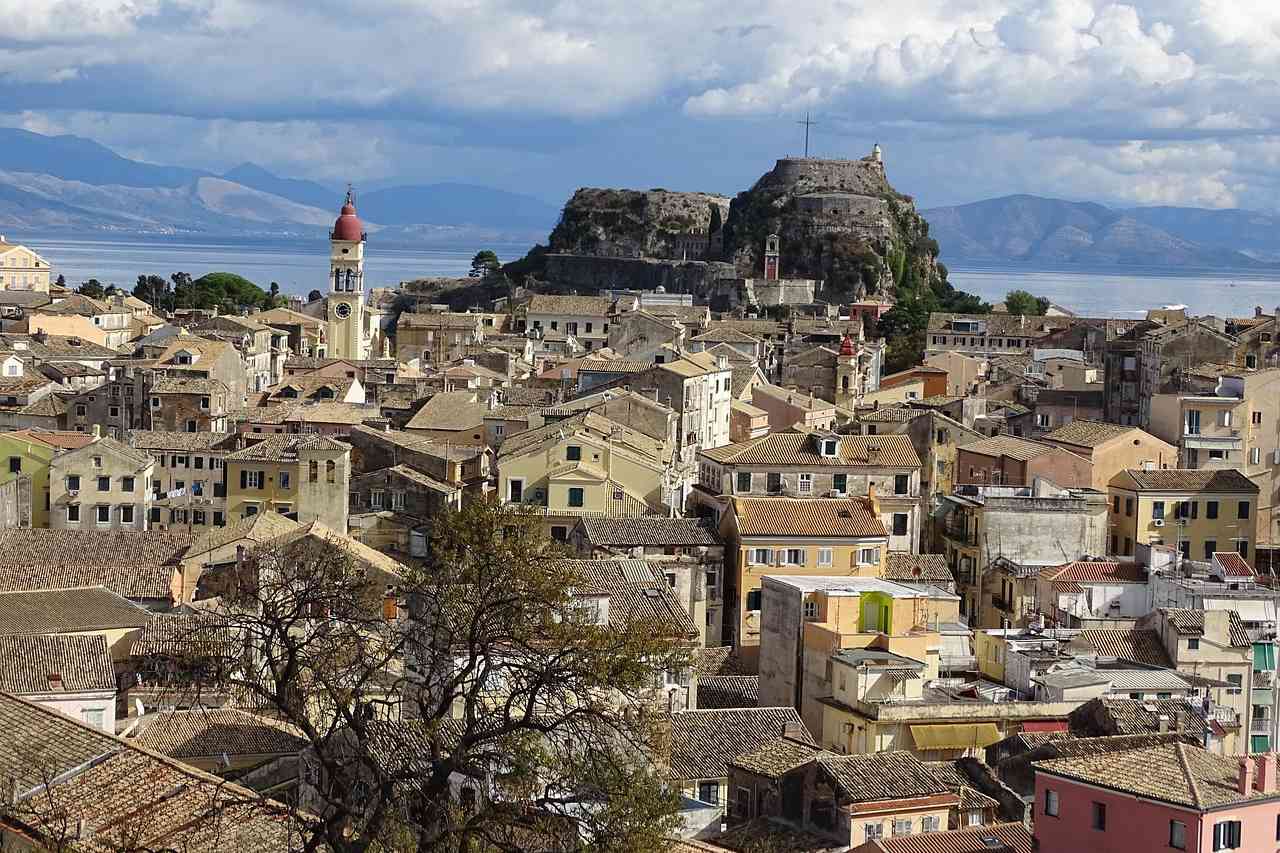 Korfu-Stadt mit der alten venezianischen Festung