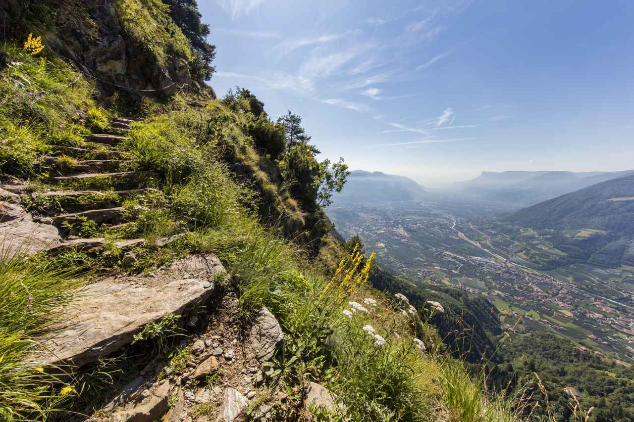 Wanderweg Algund mit Talblick