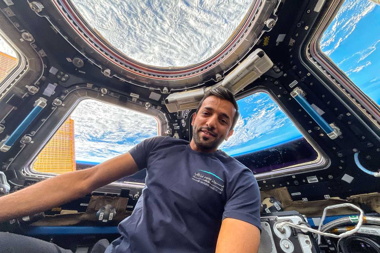Astronaut Dr. Sultan AlNeyadi im Weltall