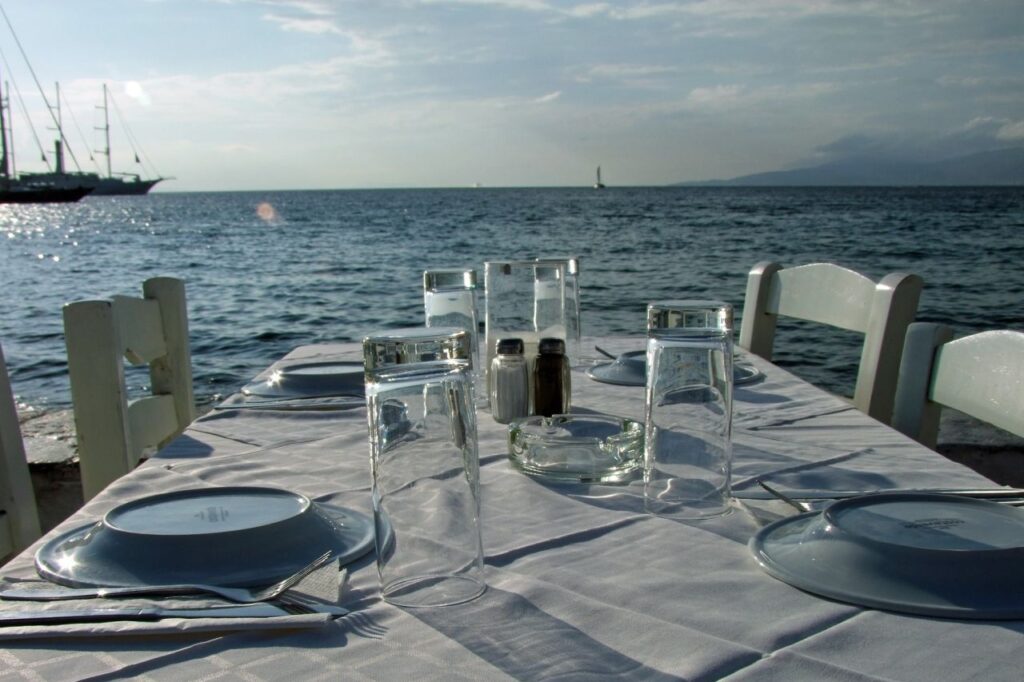 Mykonos Taverne am Meer