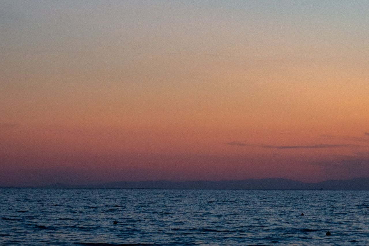 Sonnenuntergang vor Mykonos