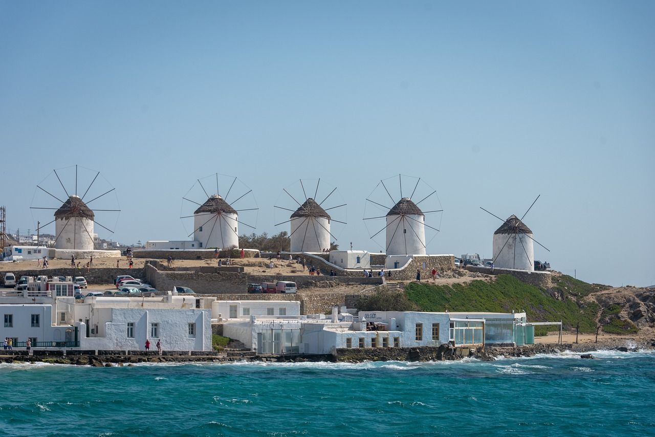 Windmühlen von Mykonos Kato Mili