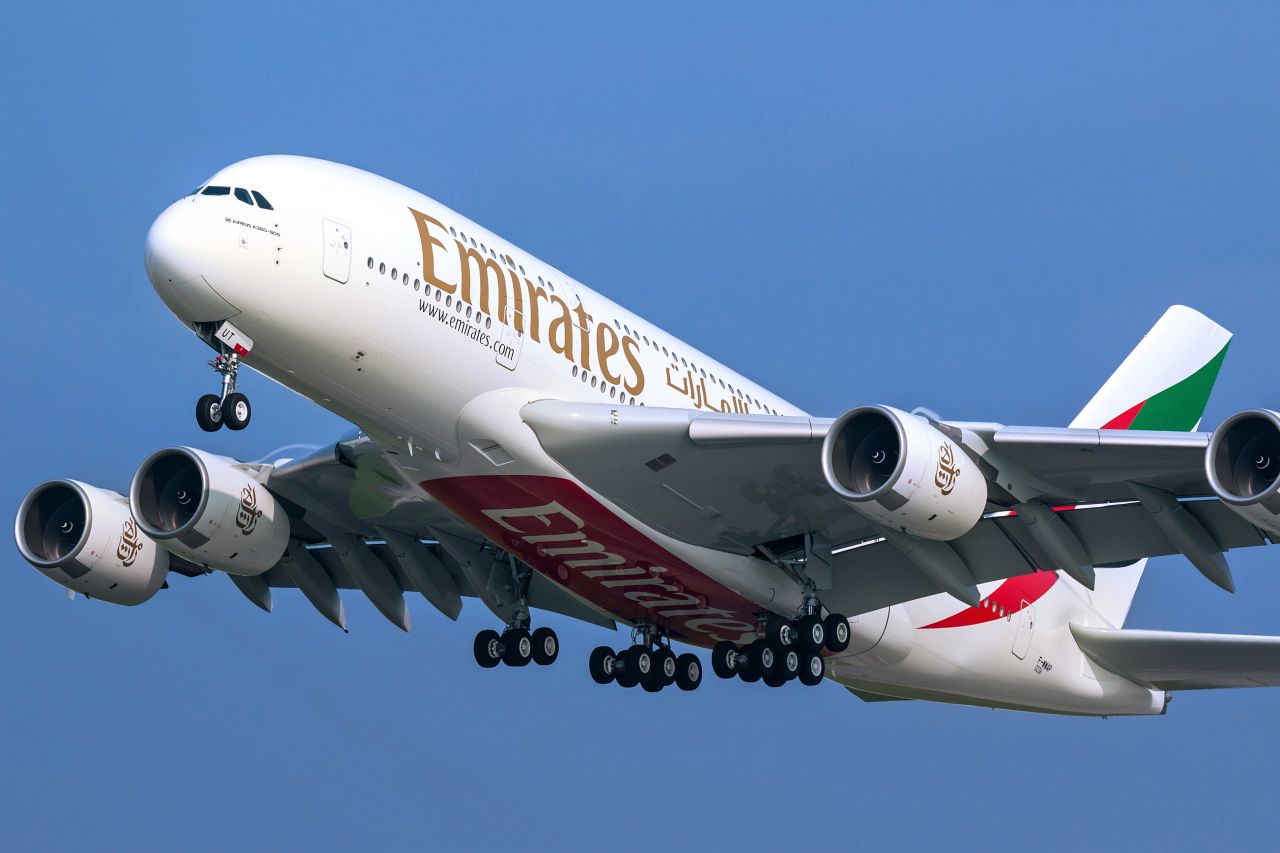 Emirates A380 nach Sidney