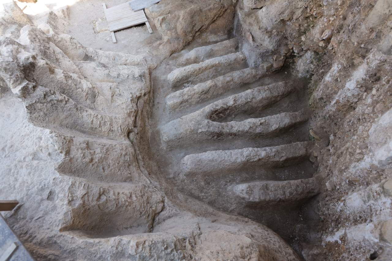 Freigelegtes antikes Kanalsystem in Jerusalem