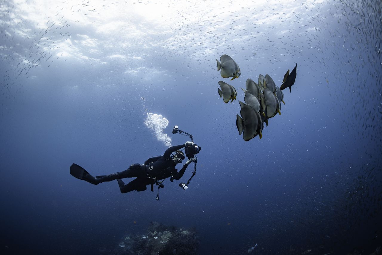 Unterwasser-Fotokurs von Oliver Clarke Malediven
