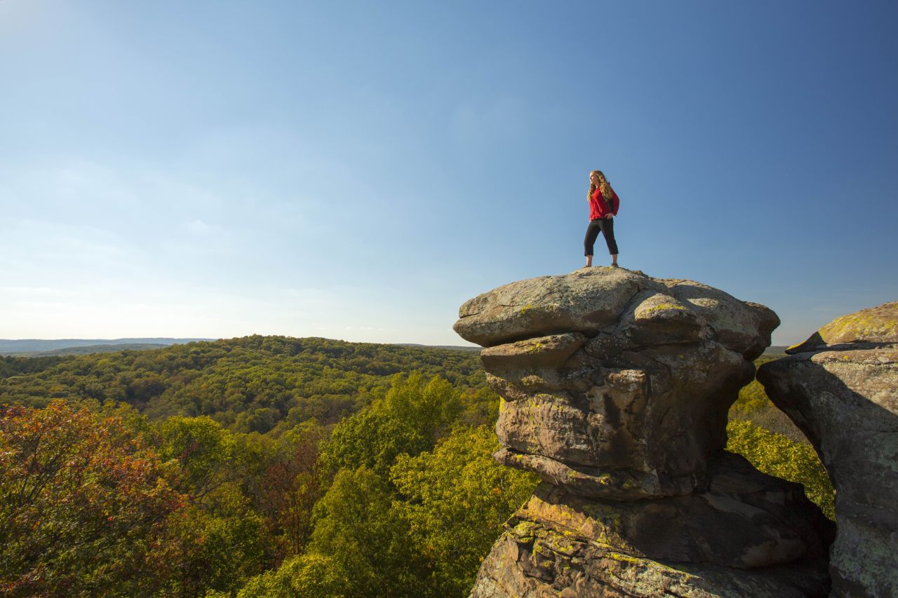 Felsformation Garden of Gods Shawnee National Forest