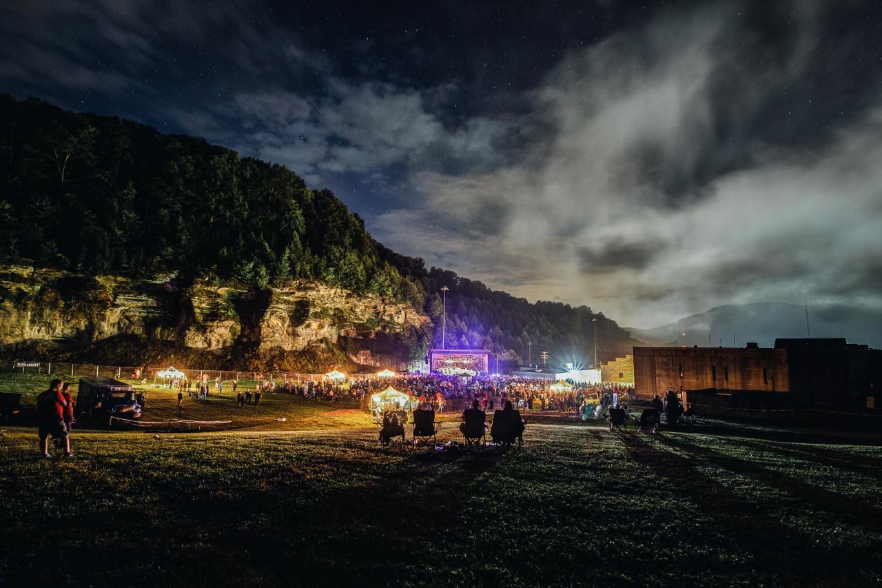 Abendstimmung im Historic Brushy Mountain State Prison