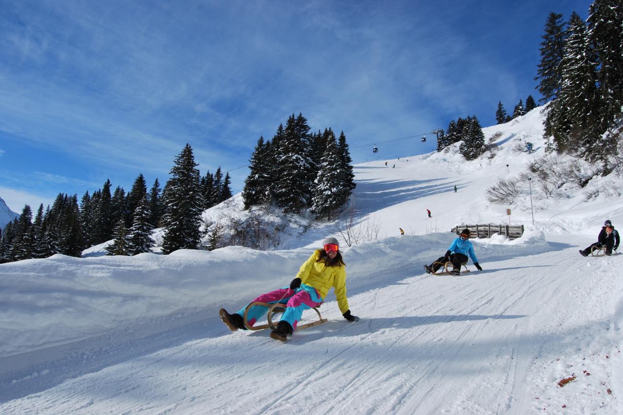 Naturrodelbahn in St. Anton am Arlberg