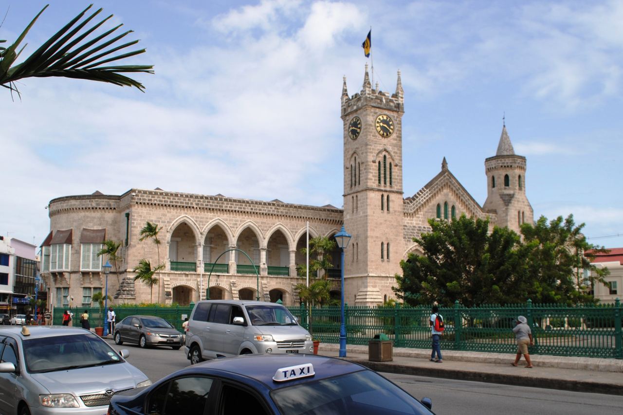 Parlamentsgebäude in Bridgetown auf Barbados