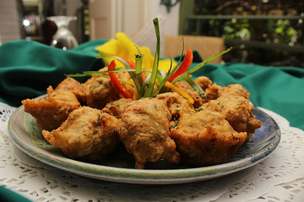 Barbados frittierter Fisch