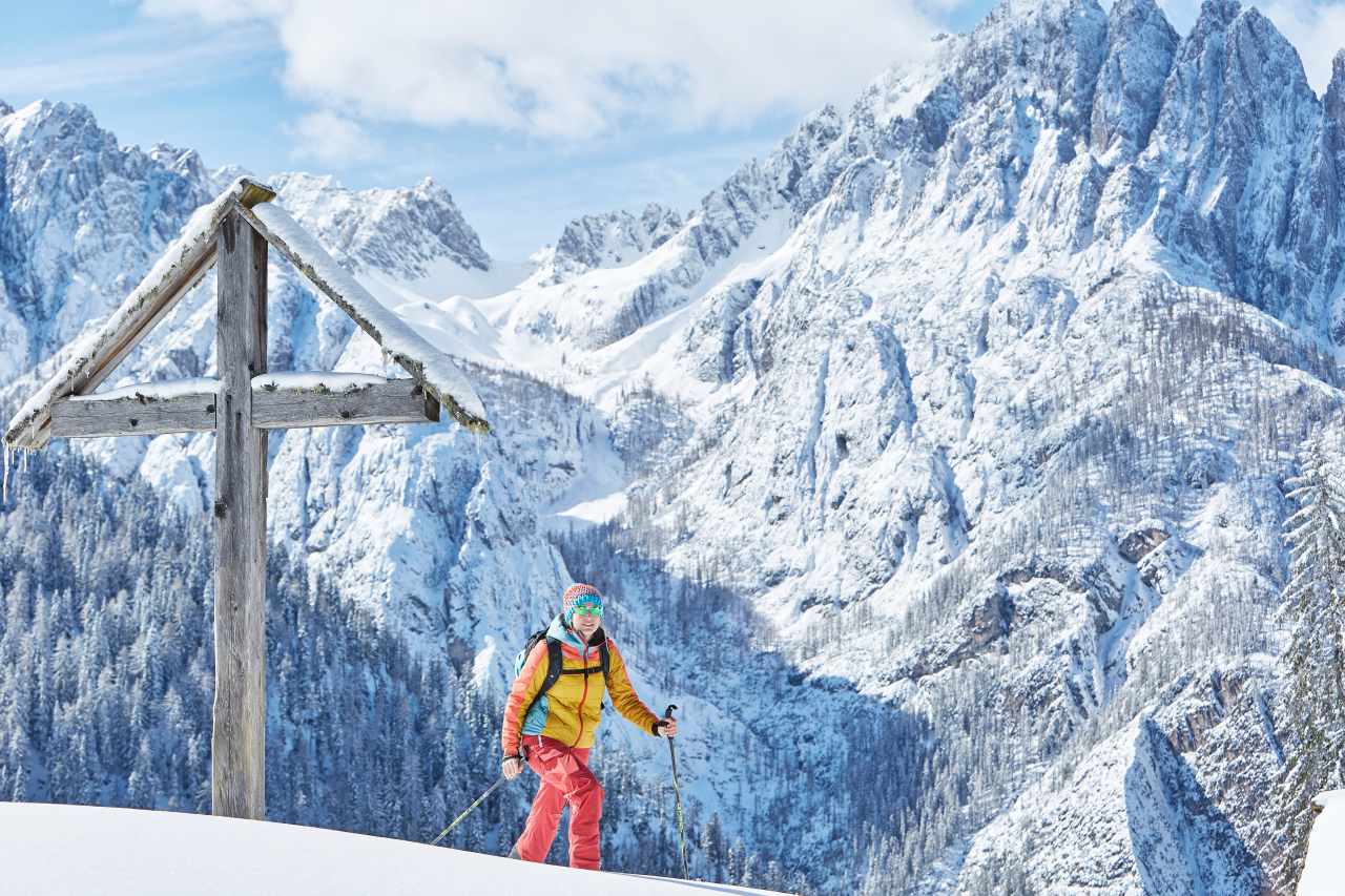 Skitourengeher in den Lienzer Dolomiten