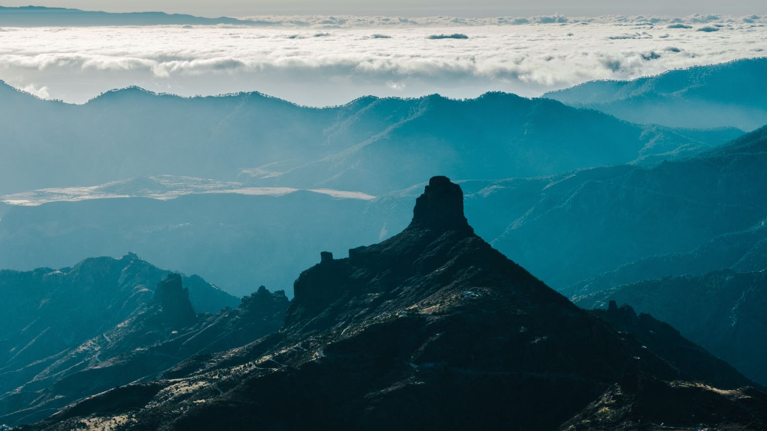 Cruz de Tejeda Berglandschaft Gran Canaria