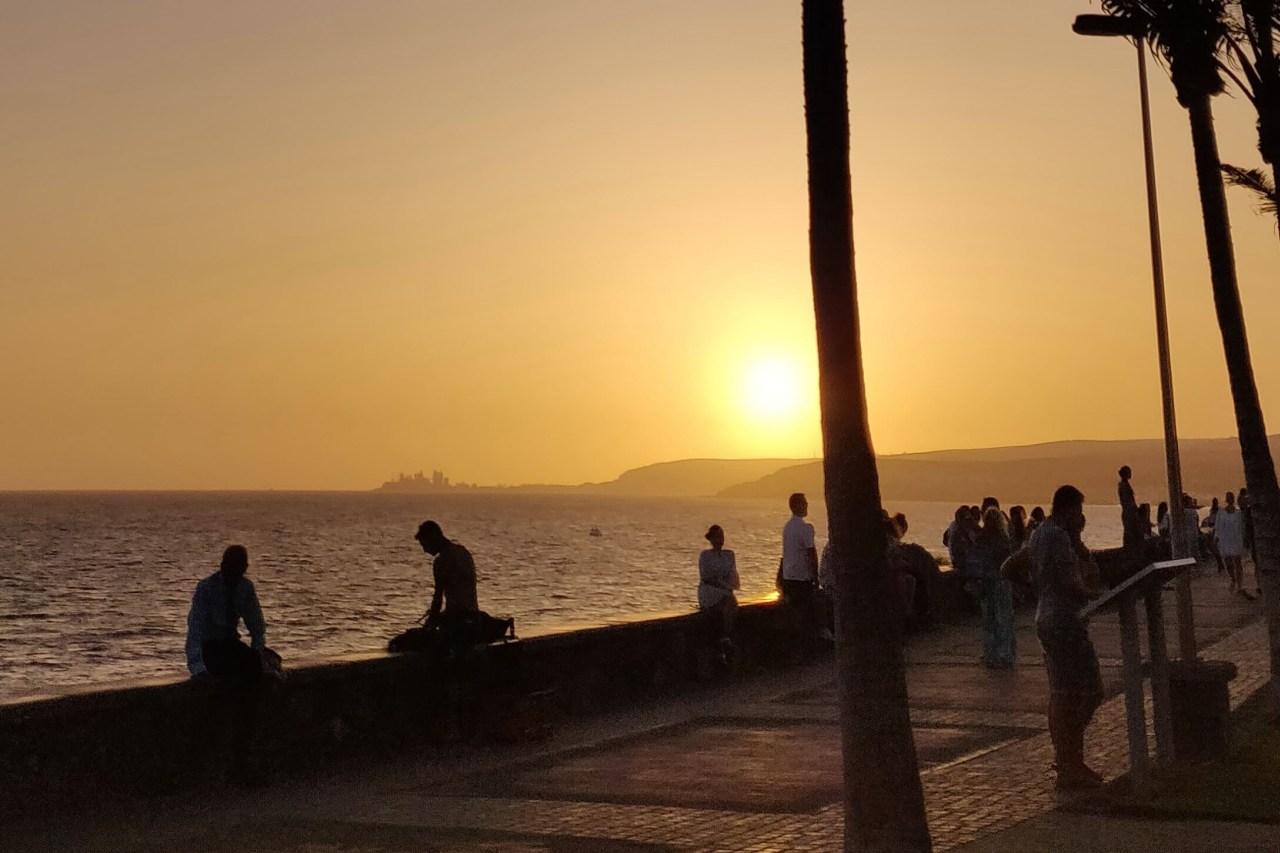 Meloneras Promenade Sonnenuntergang