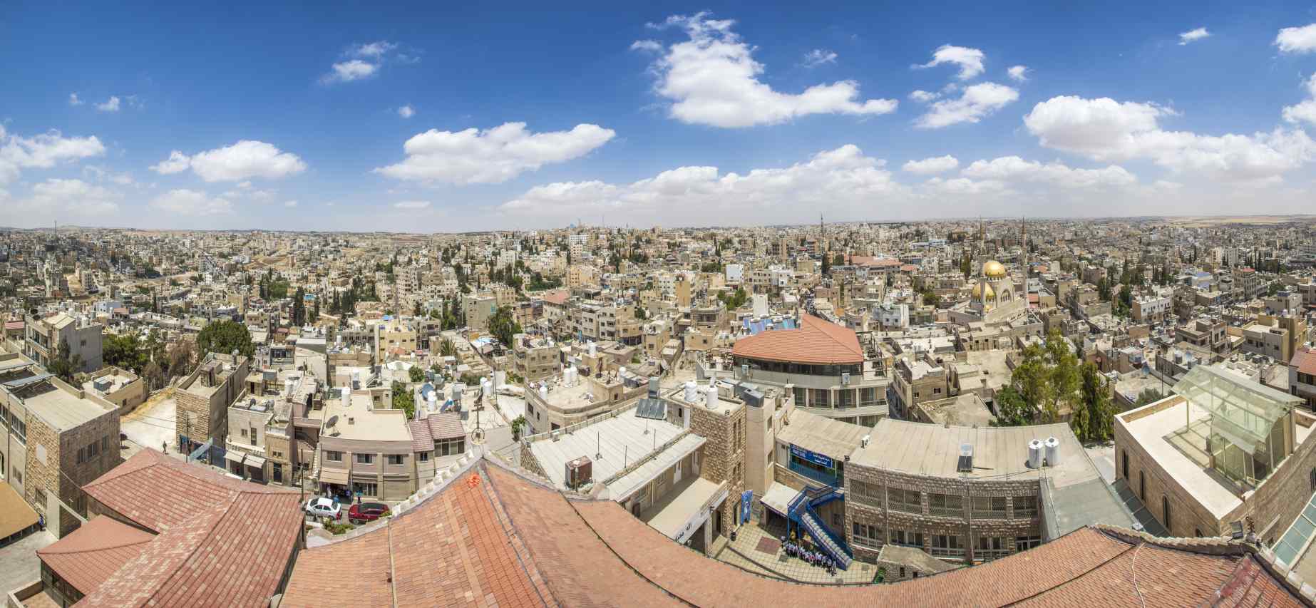 Panoramablick auf Madaba