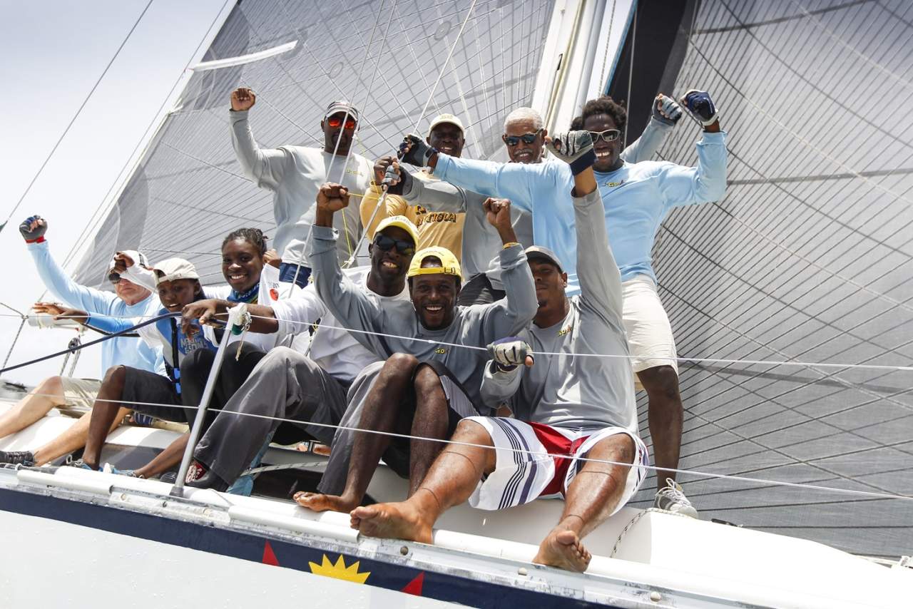 Team Antigua bei der Antigua Sailing Week