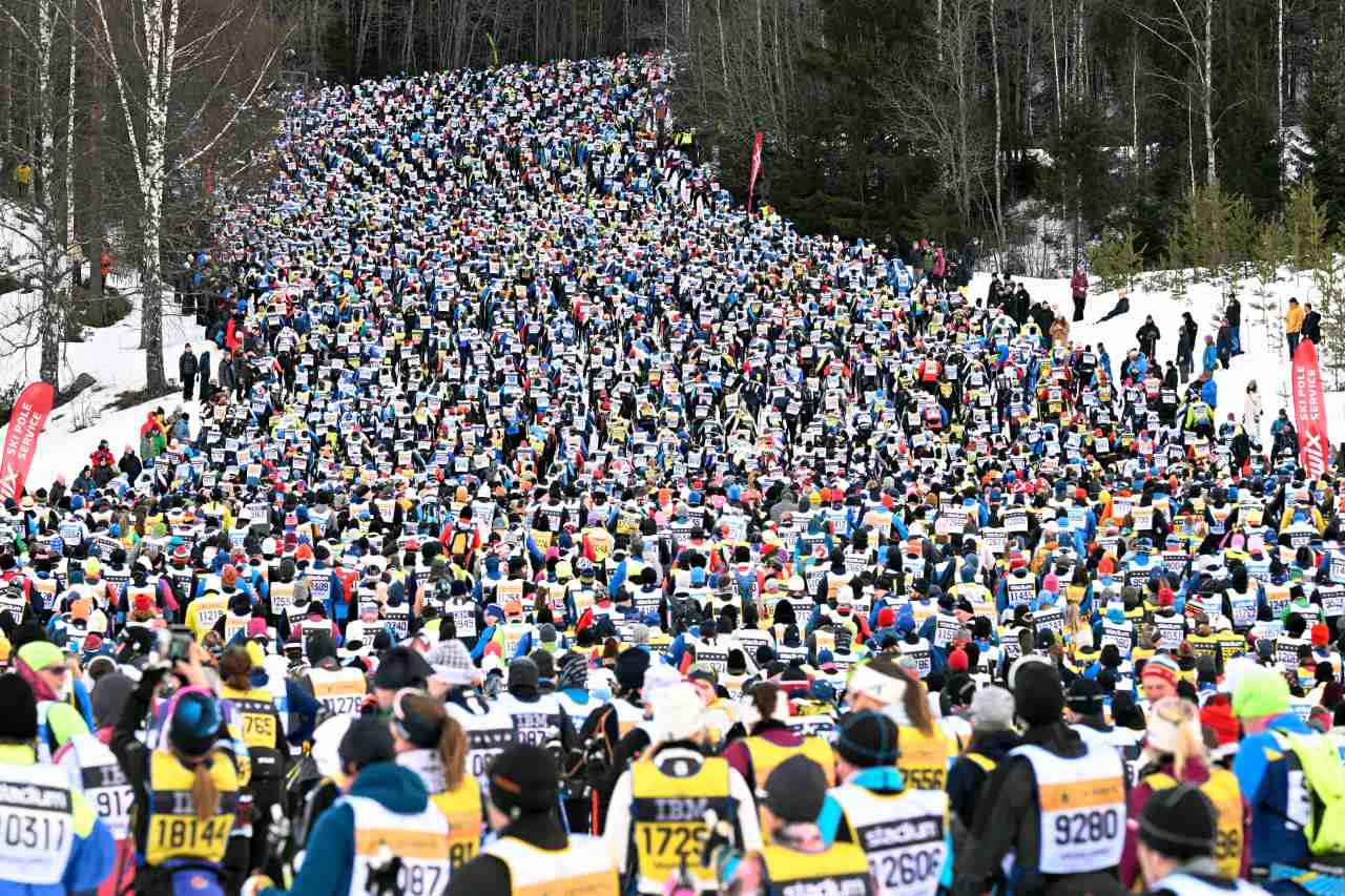 Vasalauf Teilnehmer vor dem Start