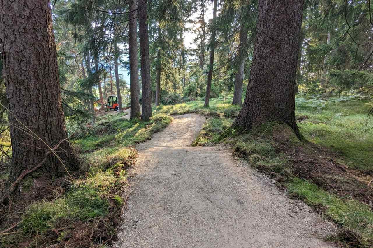 Familienfreundlicher Trail in der Trailarea Urisee