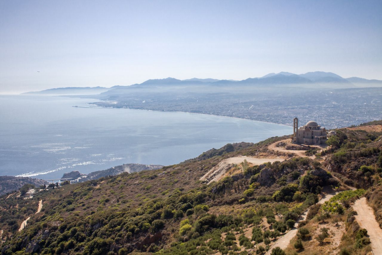 Savathiana Kloster Kreta aus der Luft