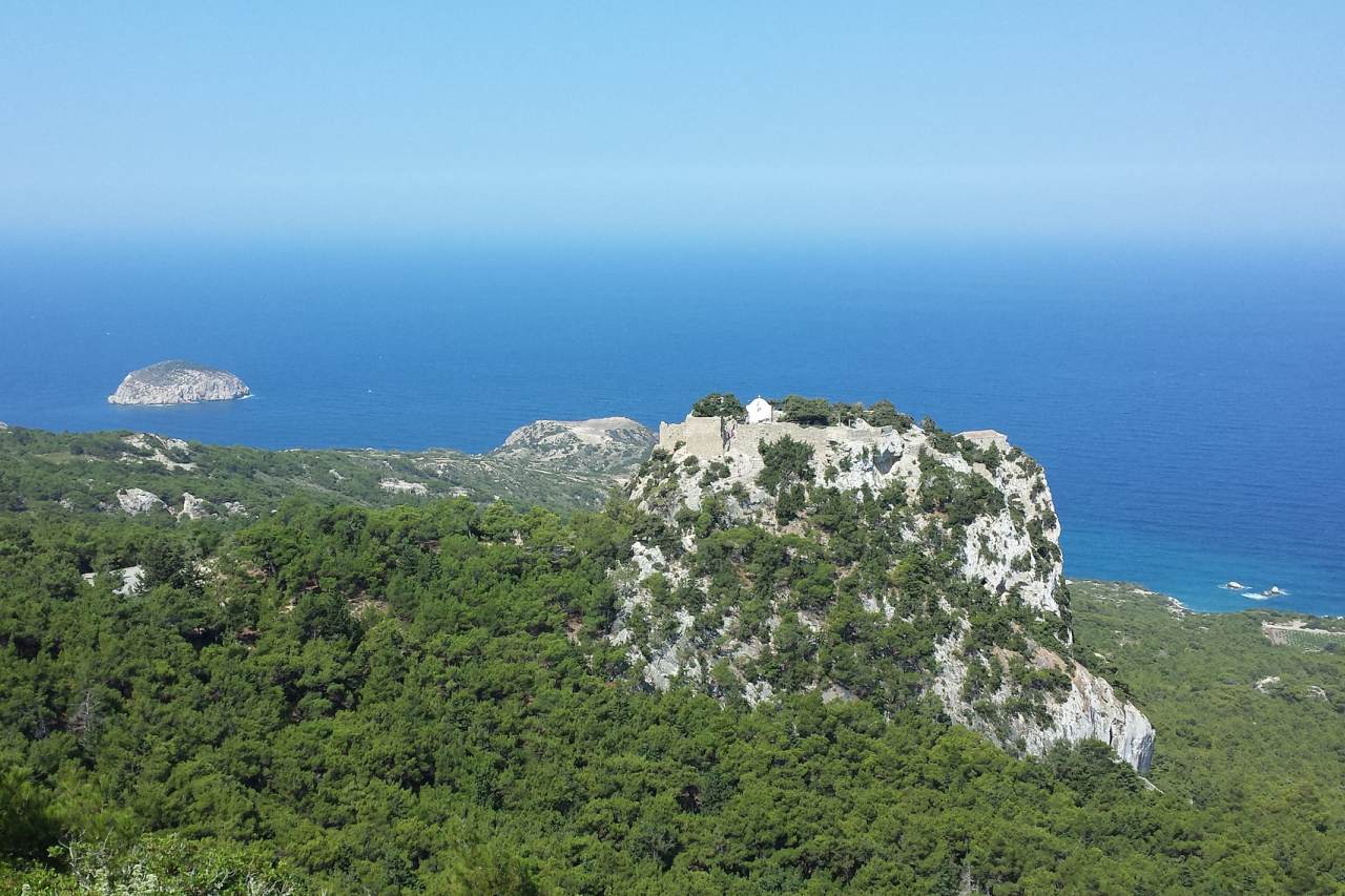 Burg Monolithos Felsen Rhodos