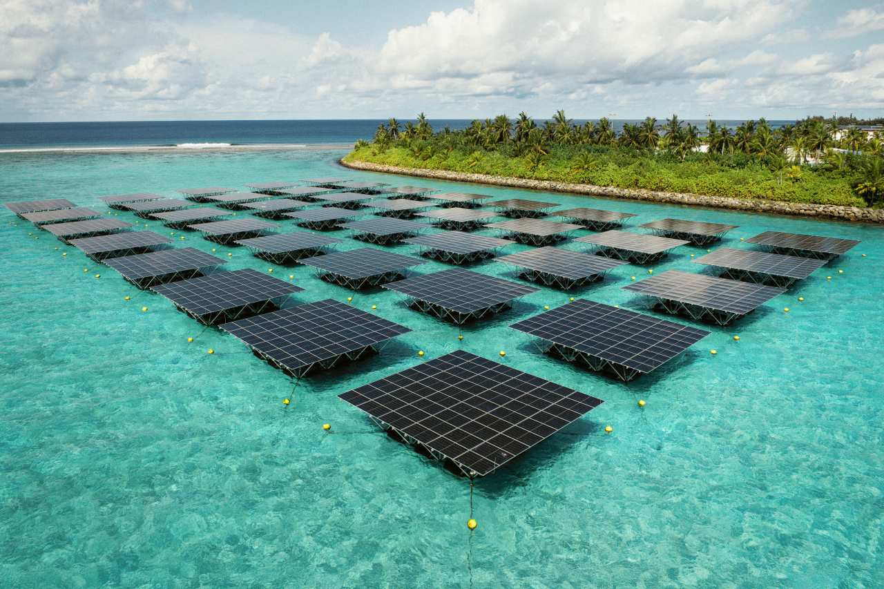 Fari Campus schwimmende Photovoltaikmodule
