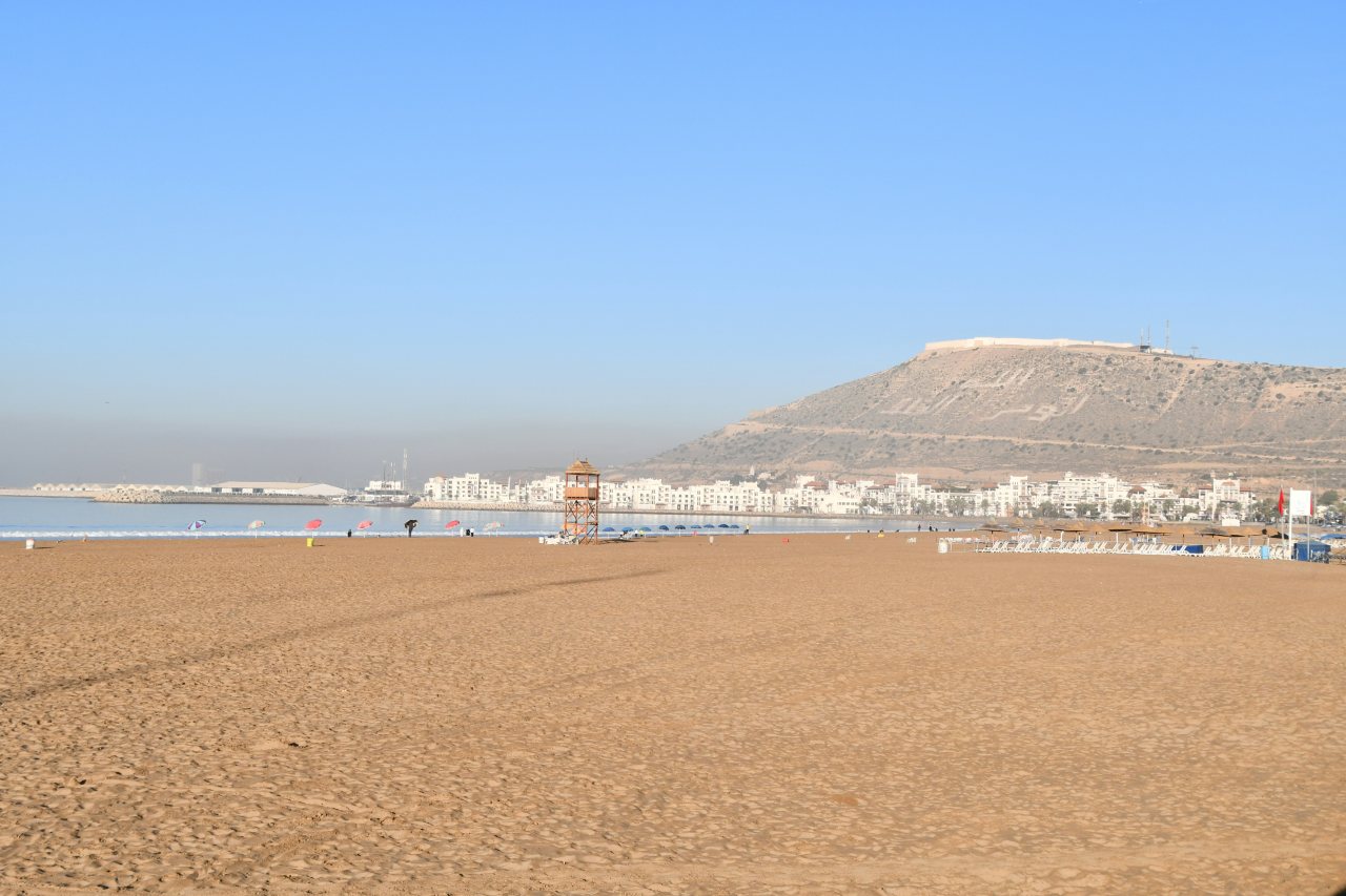 Agadir kilometerlanger Sandstrand