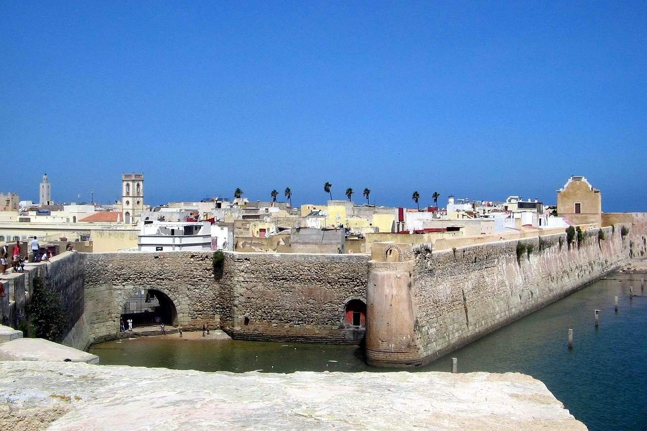 El Jadida Stadtmauer am Meer