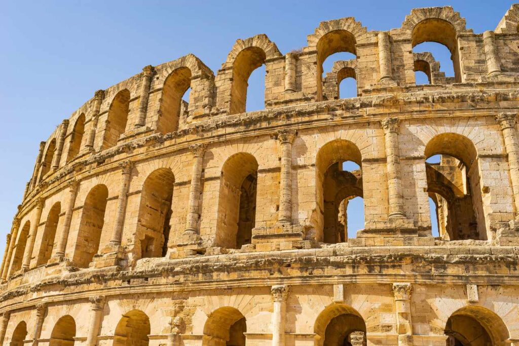 El Djem Amphitheater Ruinen