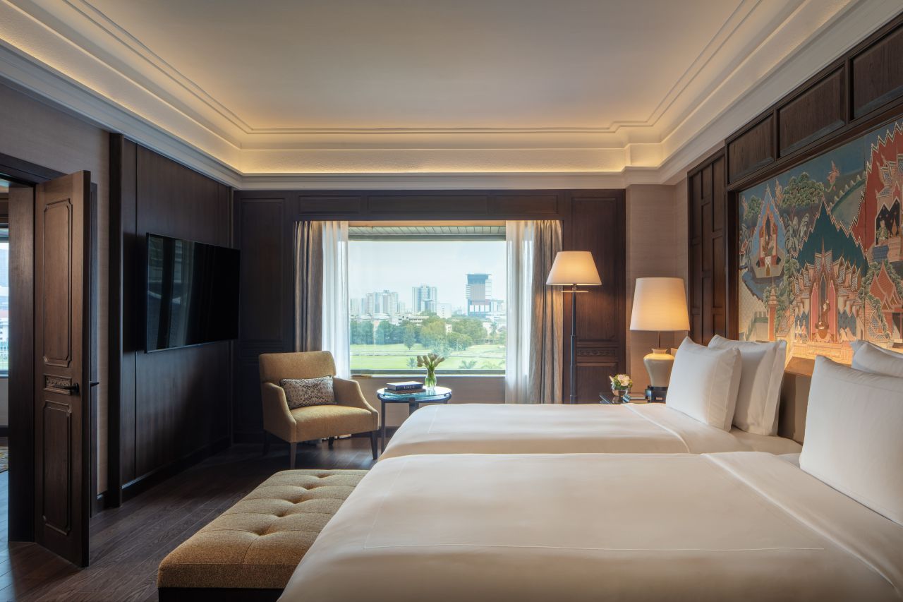 Anantara Siam Bangkok Hotel Suite Schlafzimmer