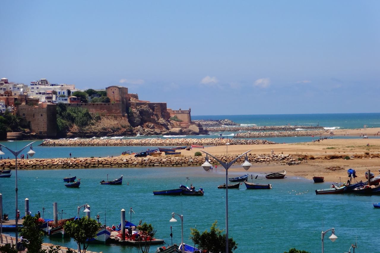 Rabat liegt direkt am Atlantik