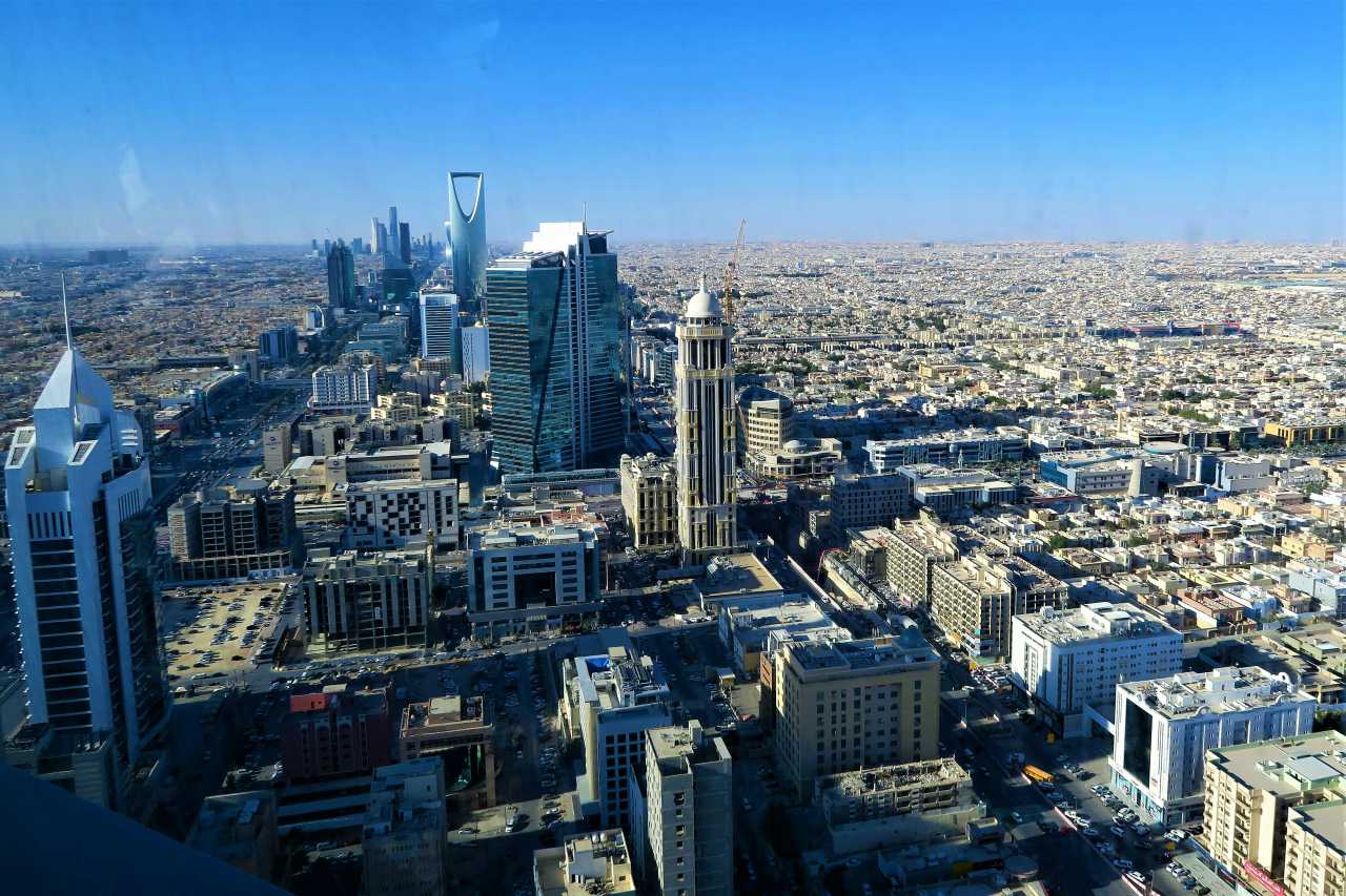 Riad Skyline moderne Stadt