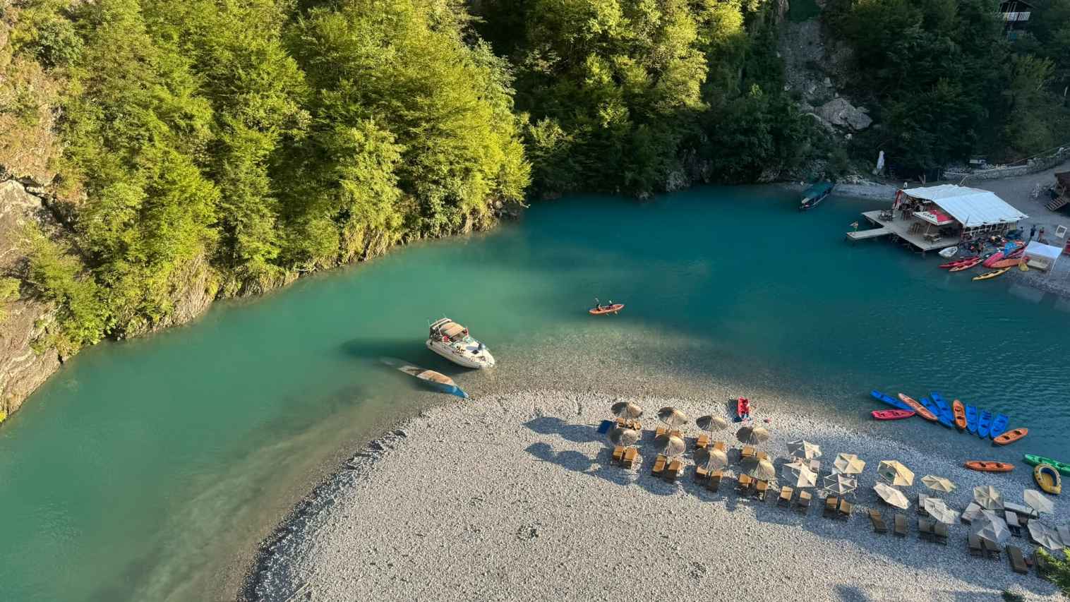 Shala River türkisfarbenes Wasser