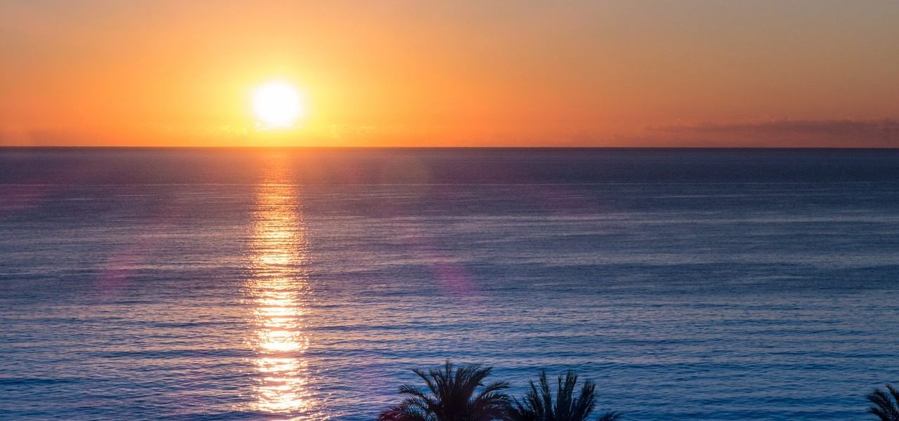 Abendrot vor Mallorca