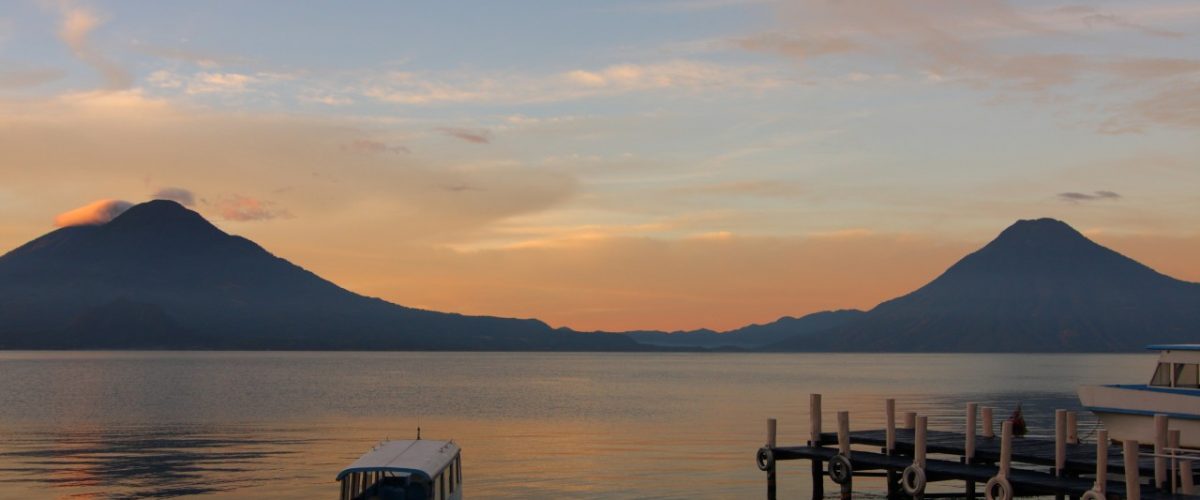 Abendstimmung am Lago Atitlán