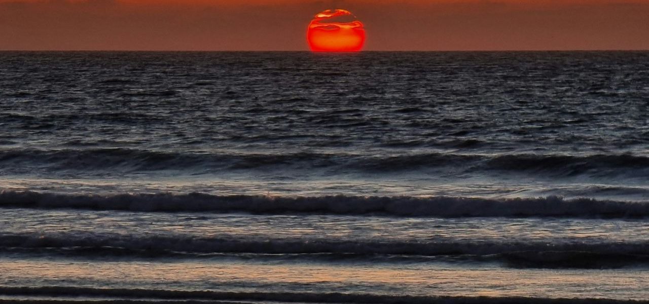 Agadir Sonnenuntergang intensive Farbtöne