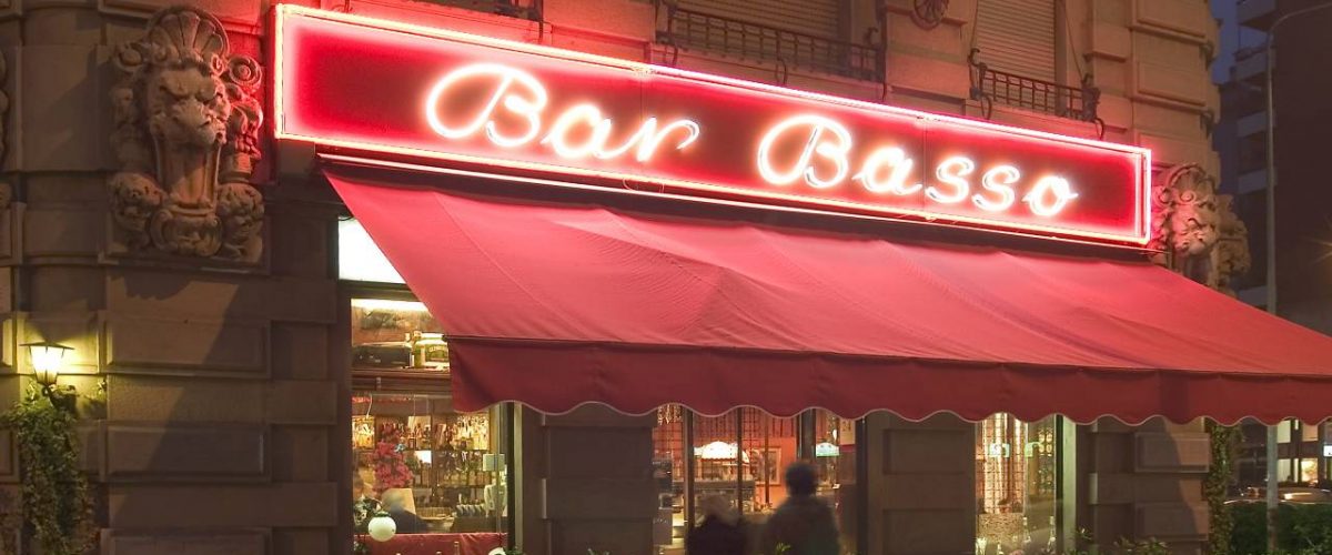 Aperitif Bar Basso Mailand