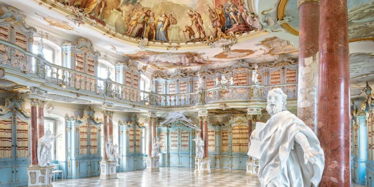 Bibliothekssaal im Kloster Schussenried