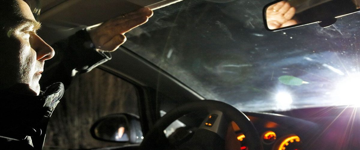 Blendung beim Autofahren