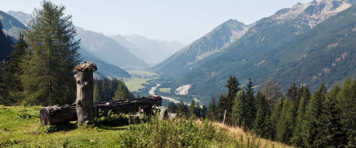 Blick ins Tiroler Lechtal